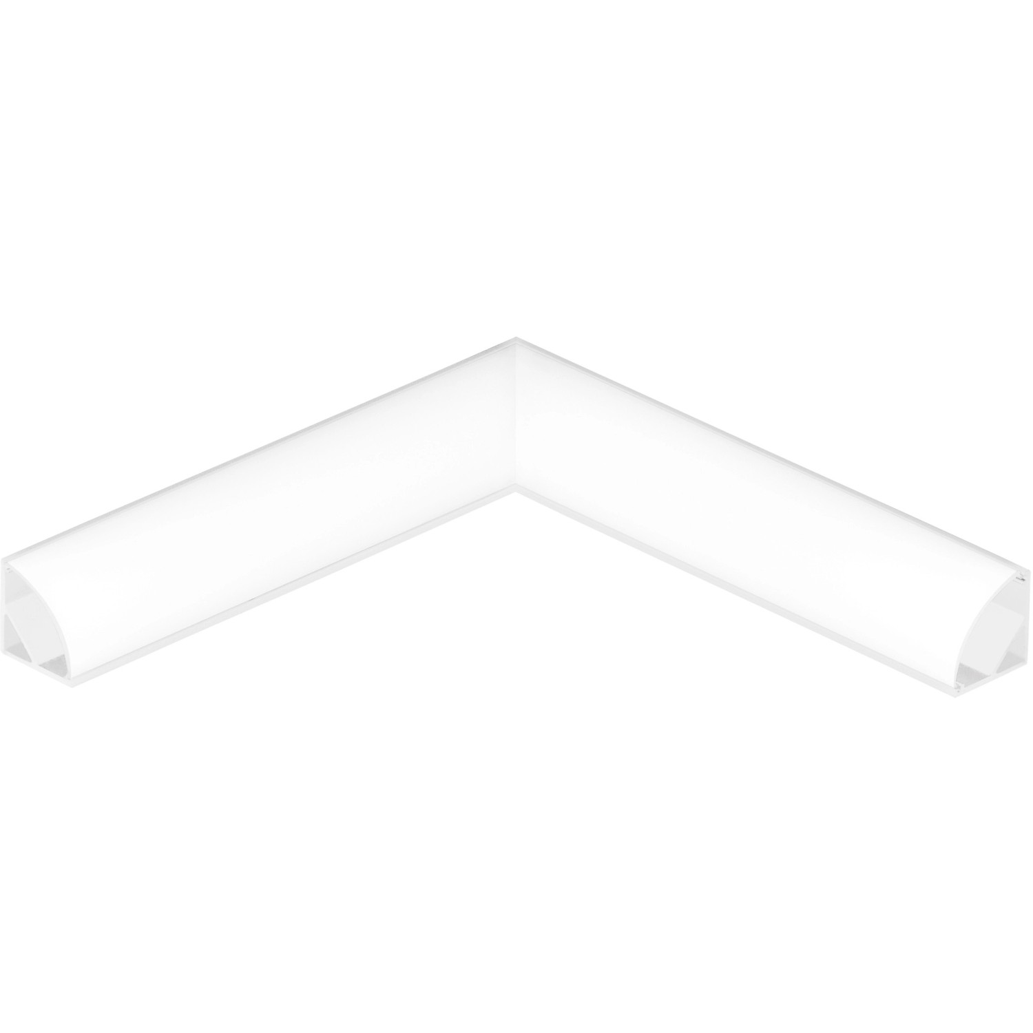 Eglo Alu Eckverbinder Links für LED-Eckprofil 1 Weiß Corner Connector