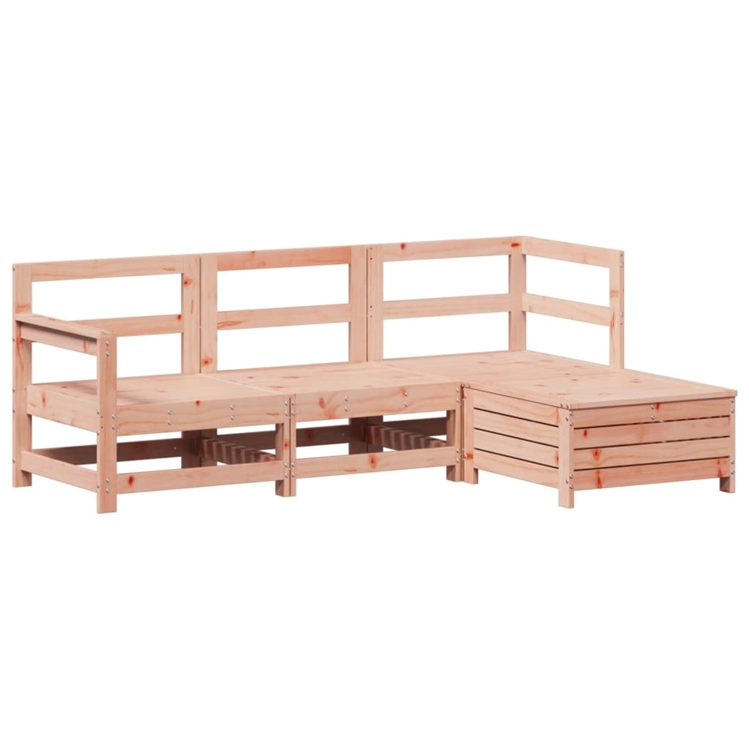 vidaXL 4-Tlg Garten-Sofagarnitur Massivholz Douglasie 3250778 günstig online kaufen