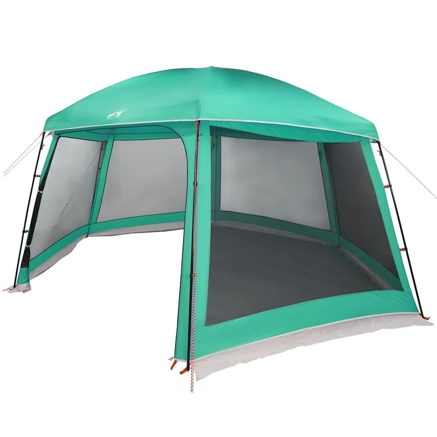 vidaXL Poolzelt mit Abnehmbarem Überzelt Netzwänden Meergrün 512x458cm 4100626_7