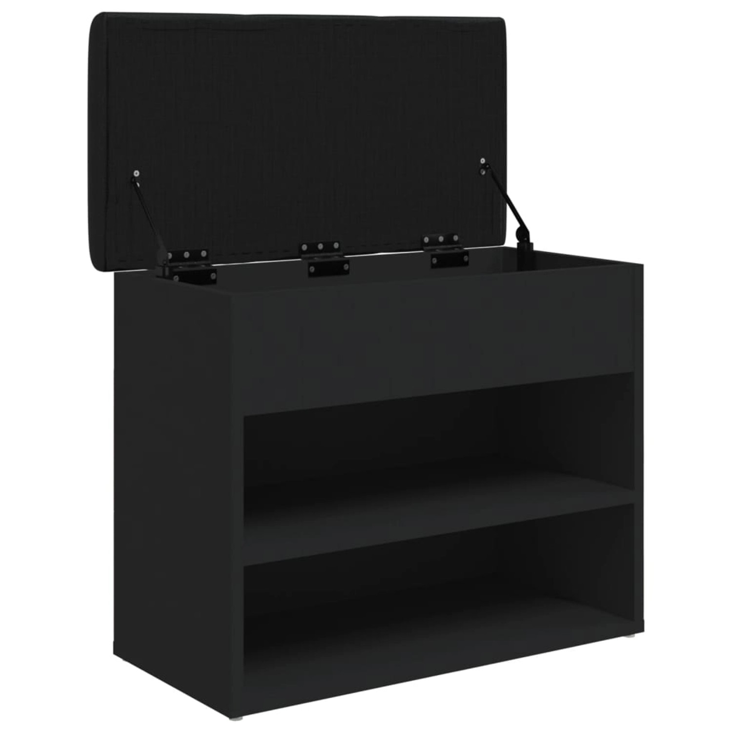 vidaXL Sitzbank Schuhbank Schwarz 62x32x50 cm günstig online kaufen