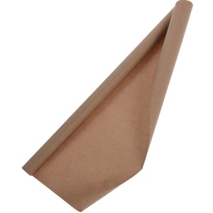 Rolle Kraft Geschenkpapier, 3 m, für Weihnachtsgeschenke, natürliche Optik.