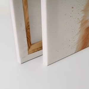Tadessi Leinwandbild - M1-No.51885 - Baby Fuchs - 80 x 120 cm - Querformat