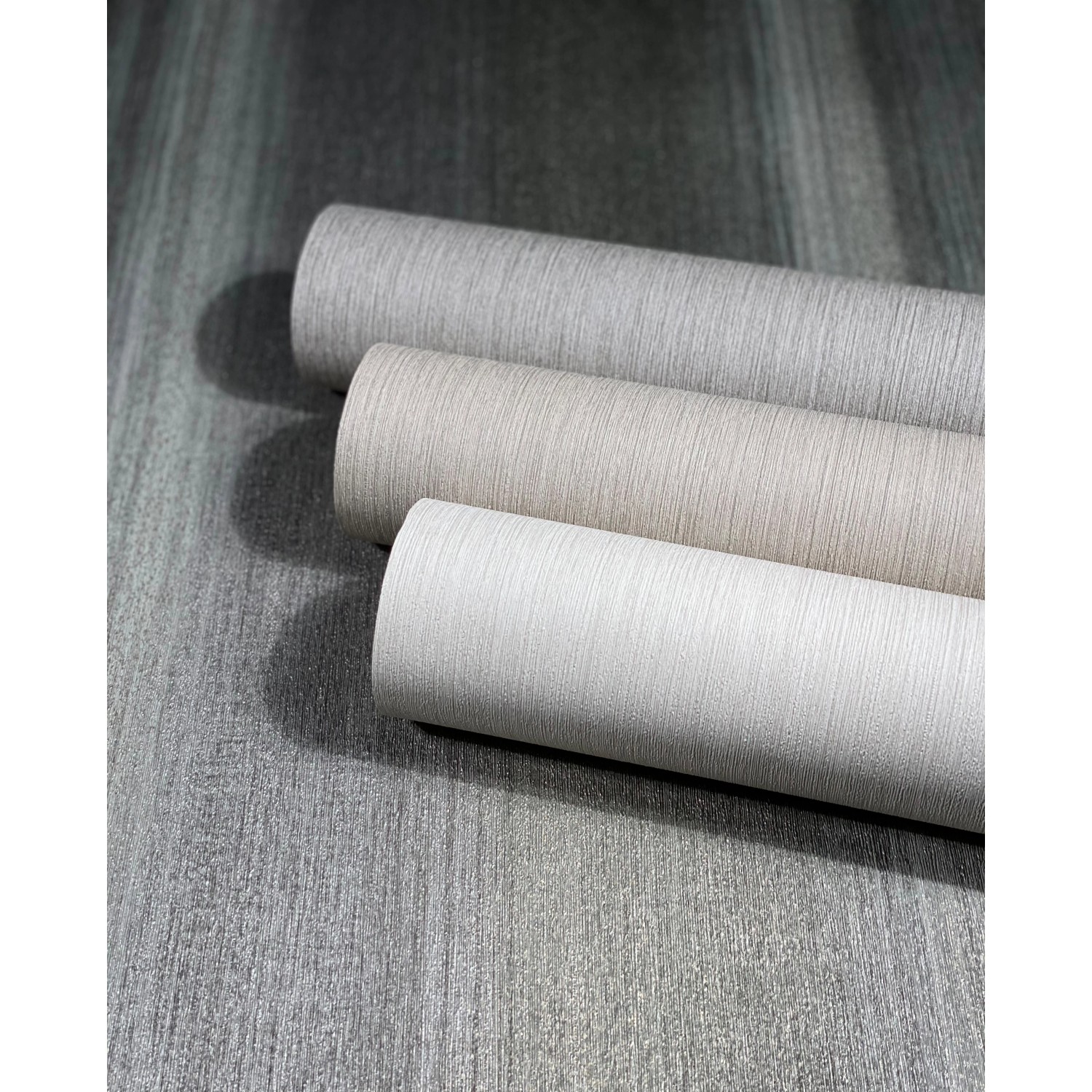 Marburg Vliestapete Vintage Deluxe Streifen Grau Gold, Rollen der Dekorative Tapete.