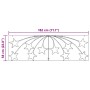 vidaXL Weihnachtsstern mit 432 LEDs Mehrfarbig 180 x 57 cm PVC 42018956_11