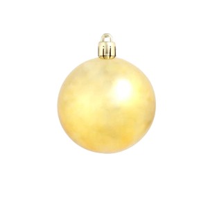 Goldene Weihnachtskugel, Teil eines 100-teiligen Sets (3/4/6 cm).