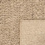 Beiger vidaXL Teppich ZIZUR, 80x200 cm, Jute-Optik für Innen- und Außenbereiche.