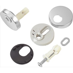 baliv WC-Befestigungsset für WC-Sitze, Edelstahl, Komplettset für die Montage.