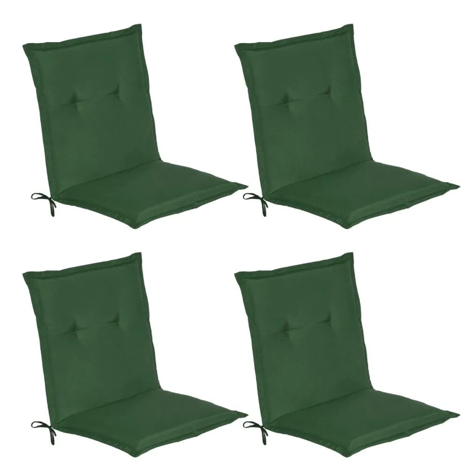 Beautissu Loft NL Niederlehner 100x50x6cm Dunkelgrün 4tlg