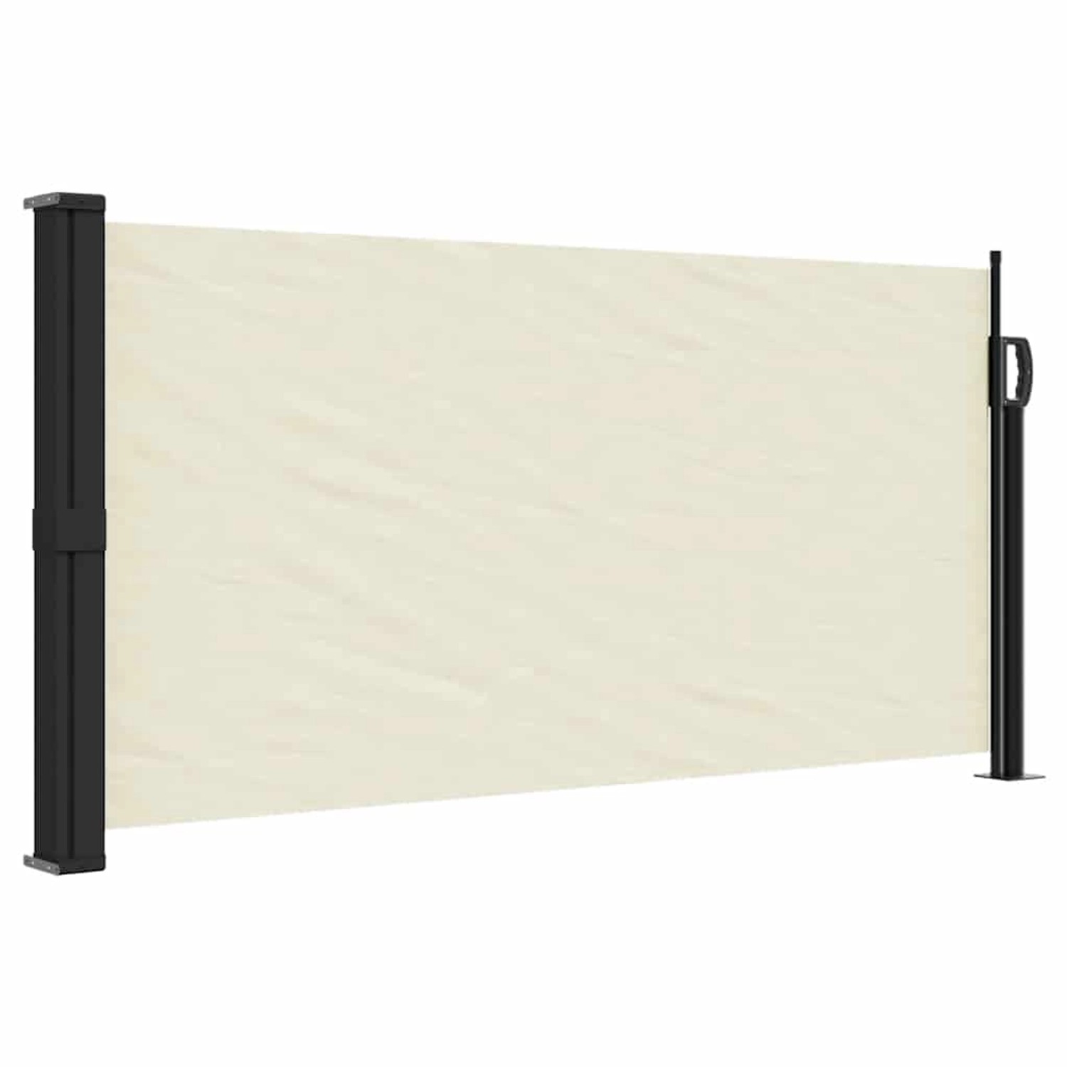 furnicato Seitenmarkise Ausziehbar Creme 100x500 cm günstig online kaufen