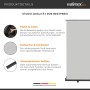 Walimex Pro Roll-Up Panel Hintergrund Grau 210X220Cm Fotohintergrund Fotostudio_5