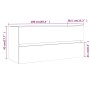 vidaXL Waschbeckenschrank, Grau Sonoma, 100x38,5x45 cm, Holzwerkstoff, mit Schublade.