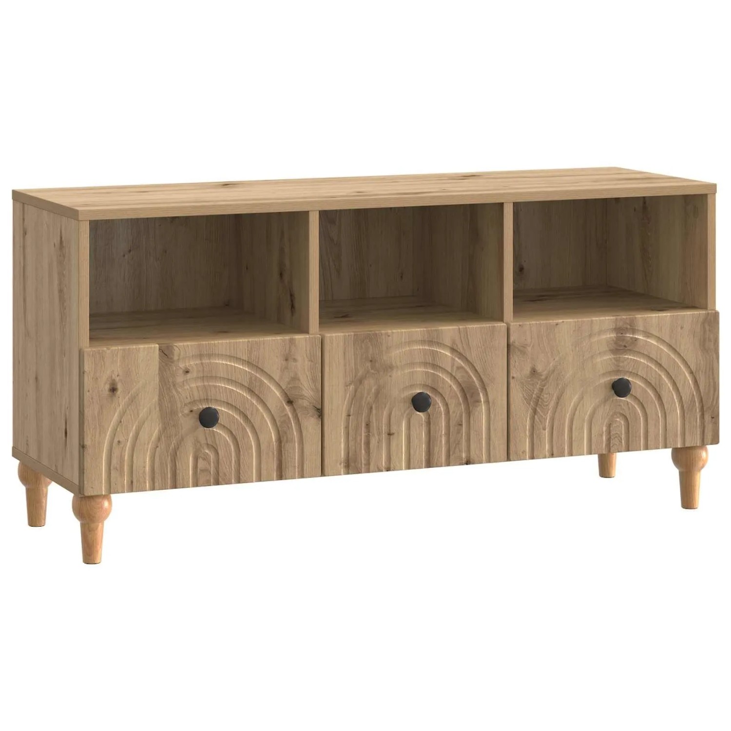 vidaXL TV-Schränk Artisan-Eiche 102 x 34,5 x 50 cm Holzwerkstoff 894224