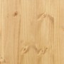 Detailaufnahme: Kiefernholz-Maserung des vidaXL Badschranks Corona.