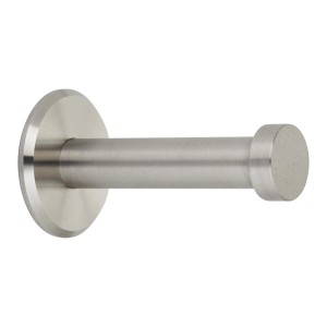 SOTECH Garderobenhaken TALEA aus gebürstetem Edelstahl, minimalistisches Design, 50 mm Länge.