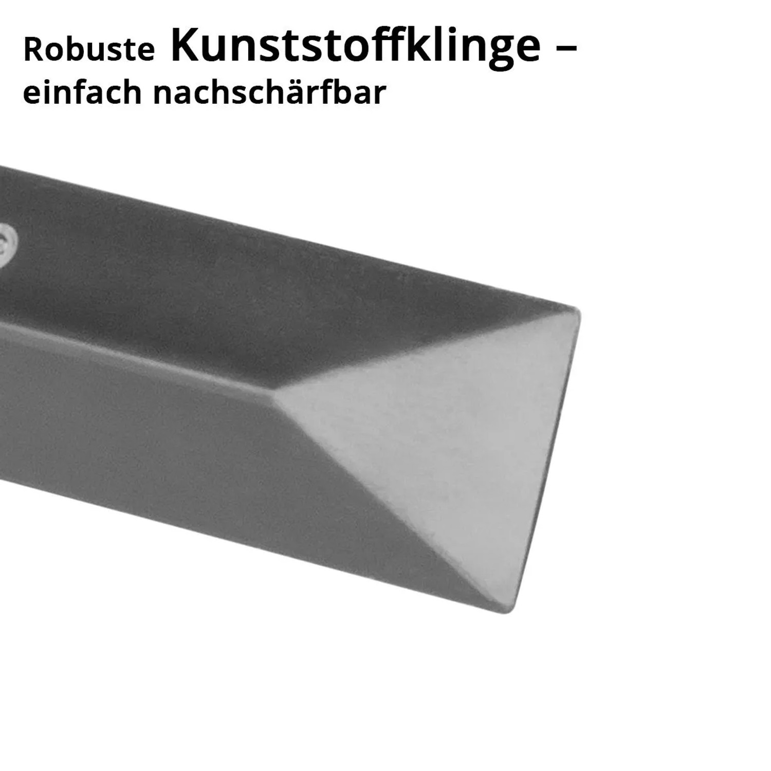 Detailaufnahme: STAHLWERK Kunststoffschaber-Set, Schonmeißel für Lackreparatur und Karosseriearbeiten.