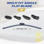 Michelin Scheibenwischer Multi Fit 60 cm mit Adaptern für viele Fahrzeuge.