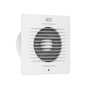 HOROZ Badlüfter 100 mm 12 W 100 m³/h 43 dB Weiß Mit Filter Wandventilator Badventilator CLASSIC