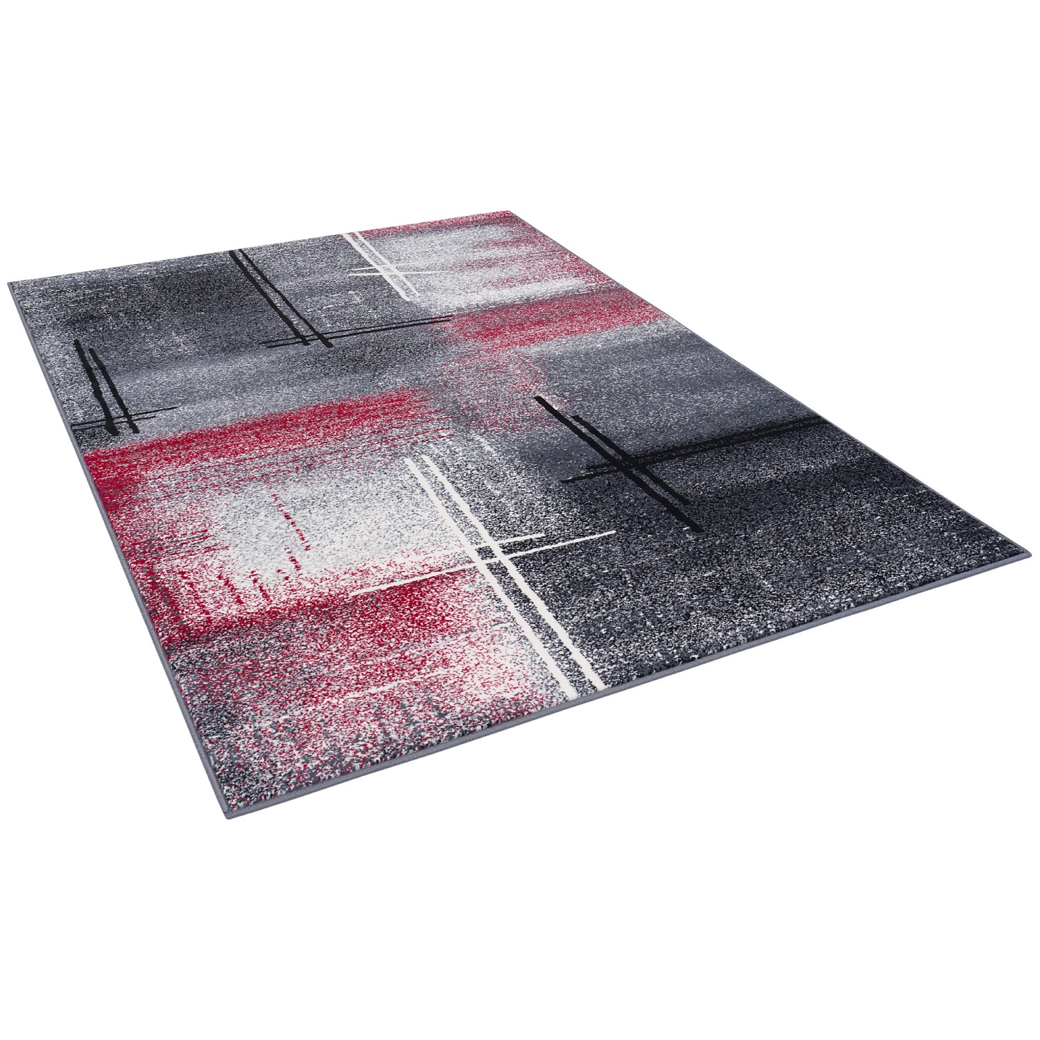 Pergamon Designer Teppich Brilliant Verlauf Rot 80x150cm günstig online kaufen