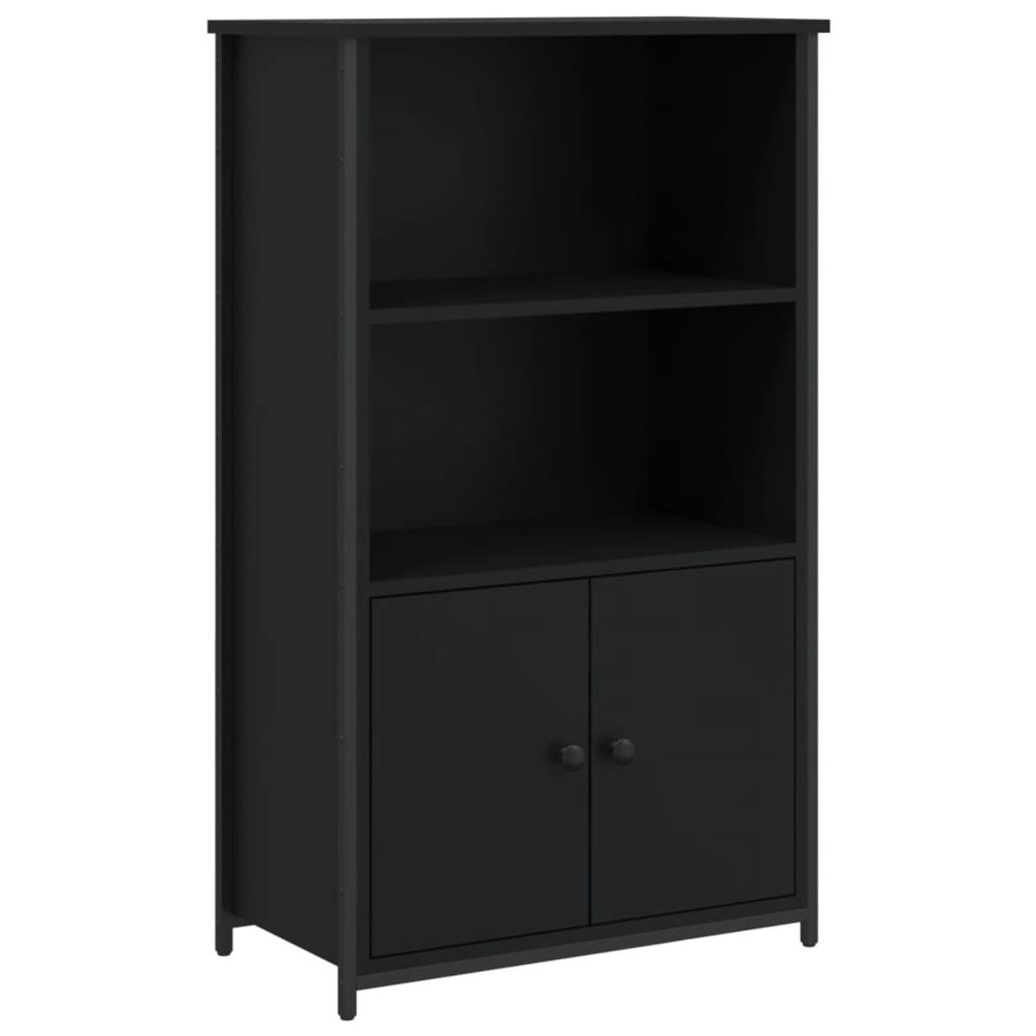 vidaXL Highboard Schwarz 62x32x103,5 cm Holzwerkstoff 834215 günstig online kaufen