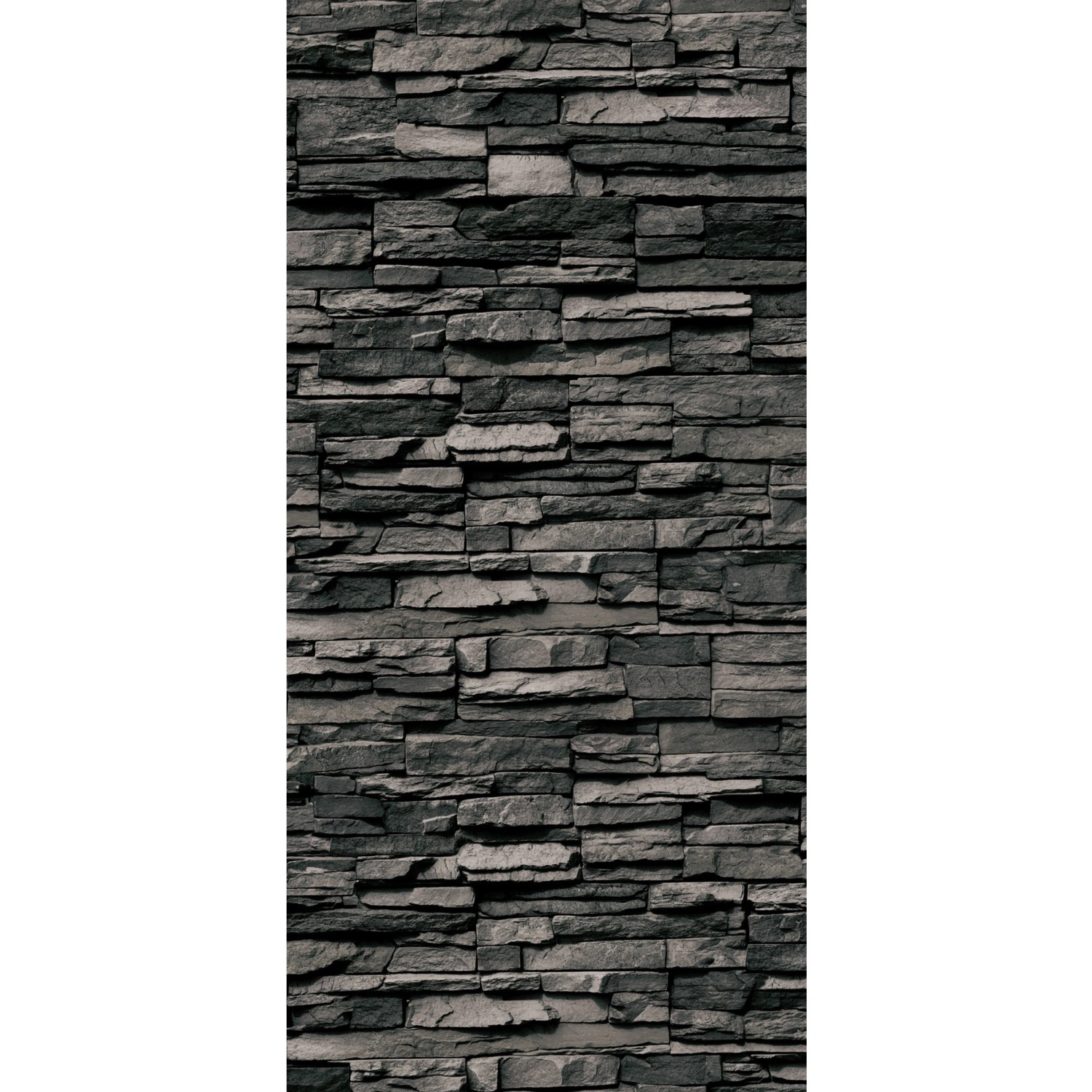 Schulte Duschrückwand DecoDesign Verbl. Anthrazit, Mauer-Optik für Bad & Dusche.