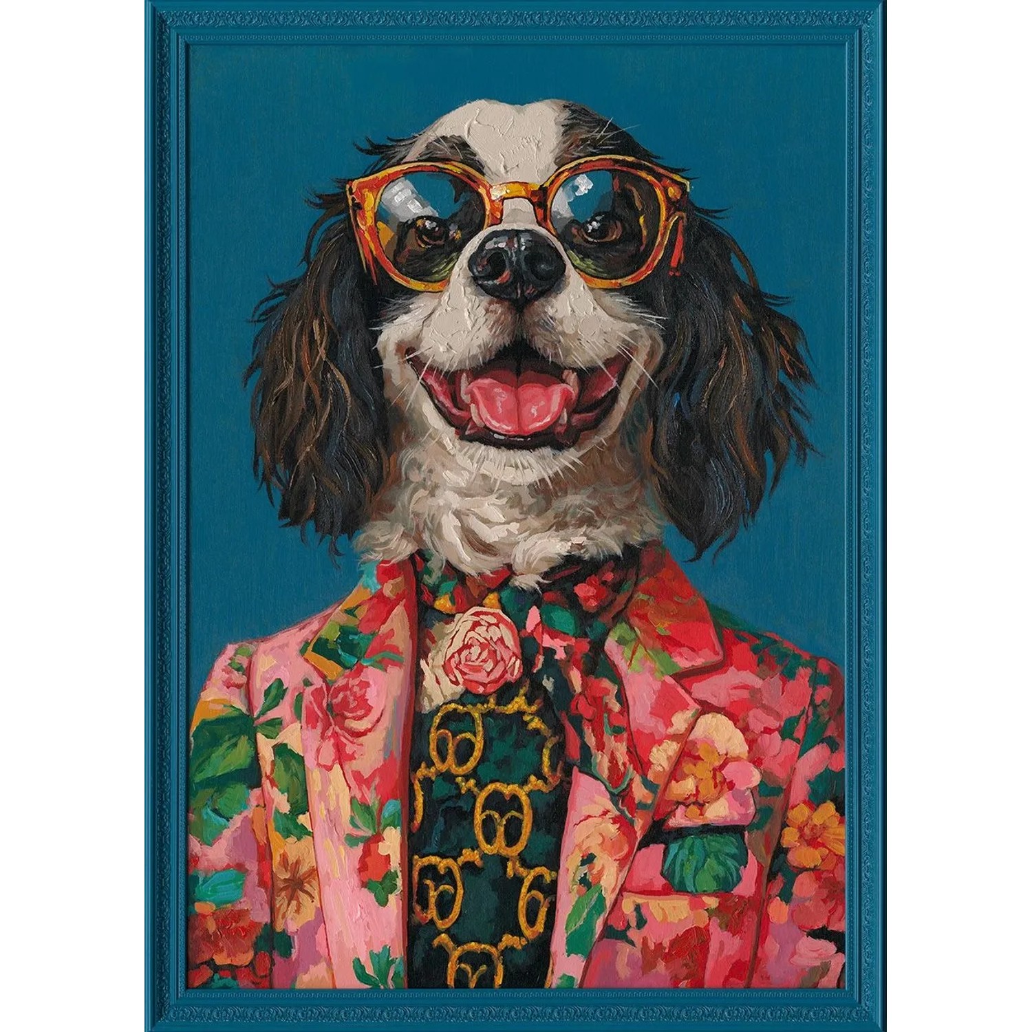 Art Universe Leinwandbild Flower Dressed Jacky 70 x 100 cm