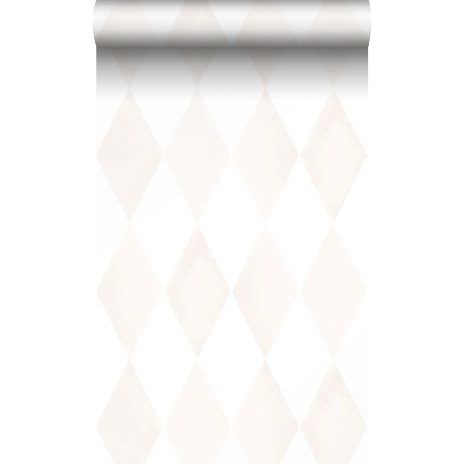 Origin Wallcoverings Tapete Karomuster Crème-Beige und Weiß 53 cm x 10.05 m günstig online kaufen