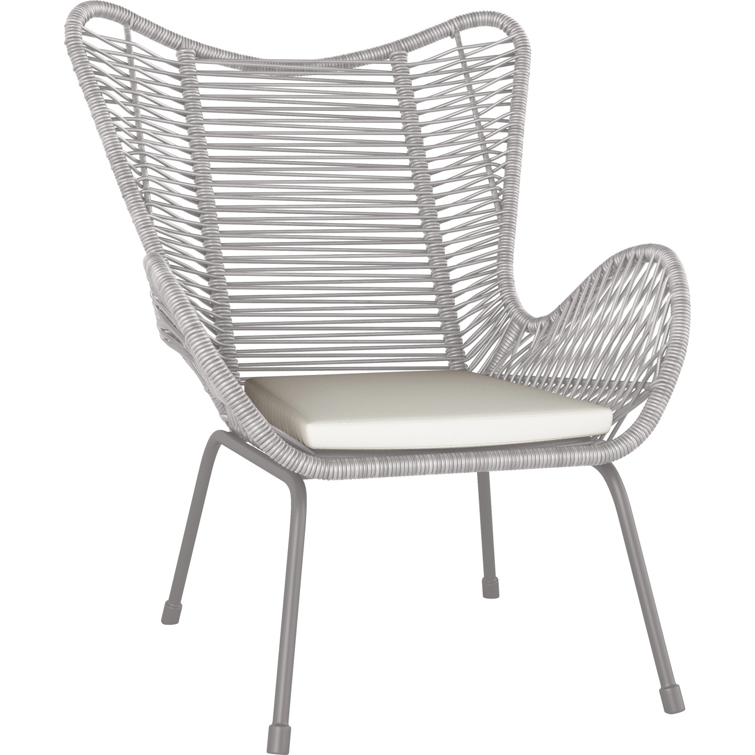 Ersatz-Sitzkissen in Creme für Kelvington Balkonset Sessel.