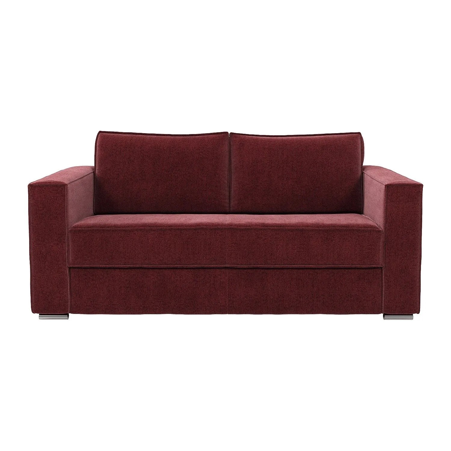 Vente-unique Schlafsofa Loreto Bordeaux 195 cm