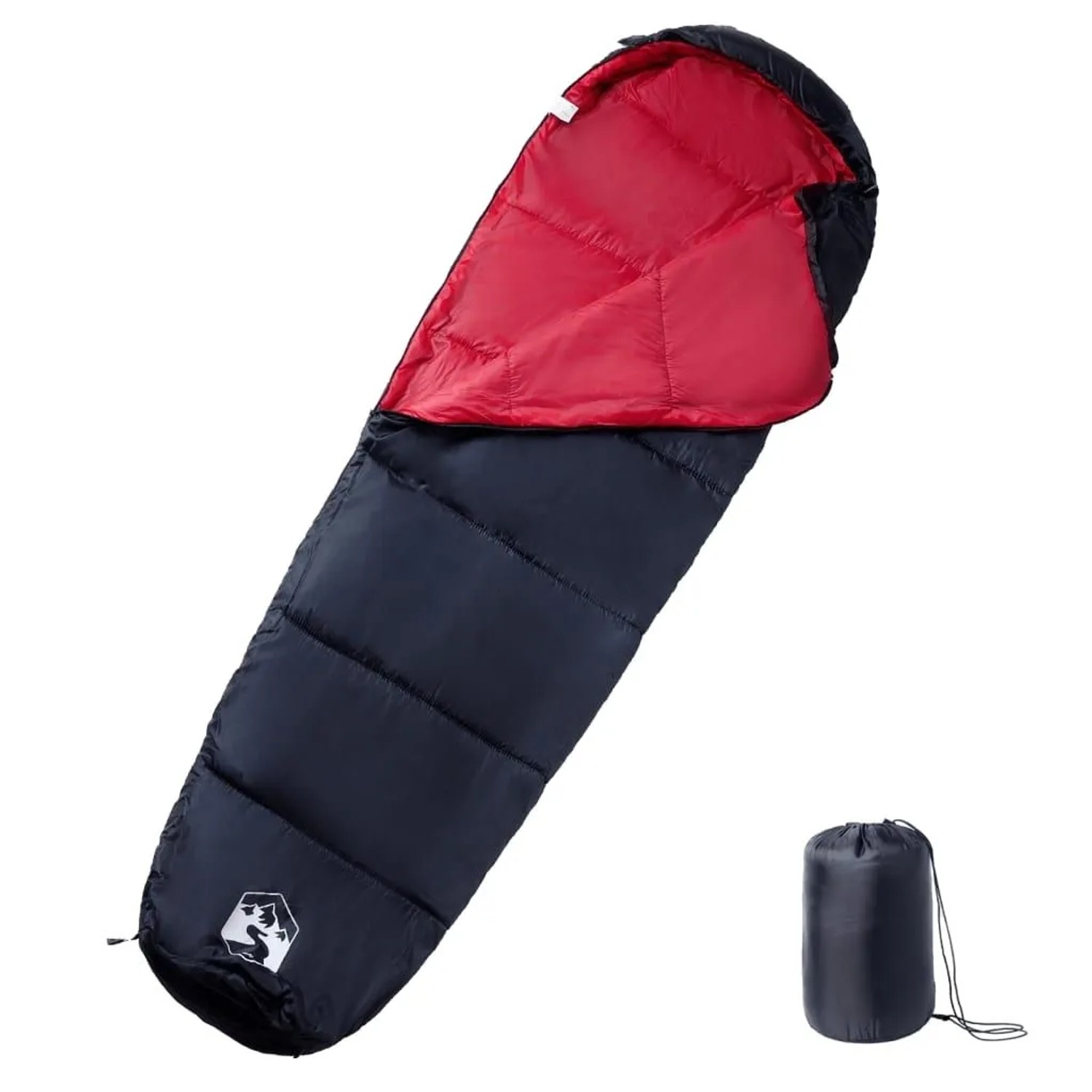 vidaXL Mumienschlafsack für Erwachsene Camping 3 Jahreszeiten 94522