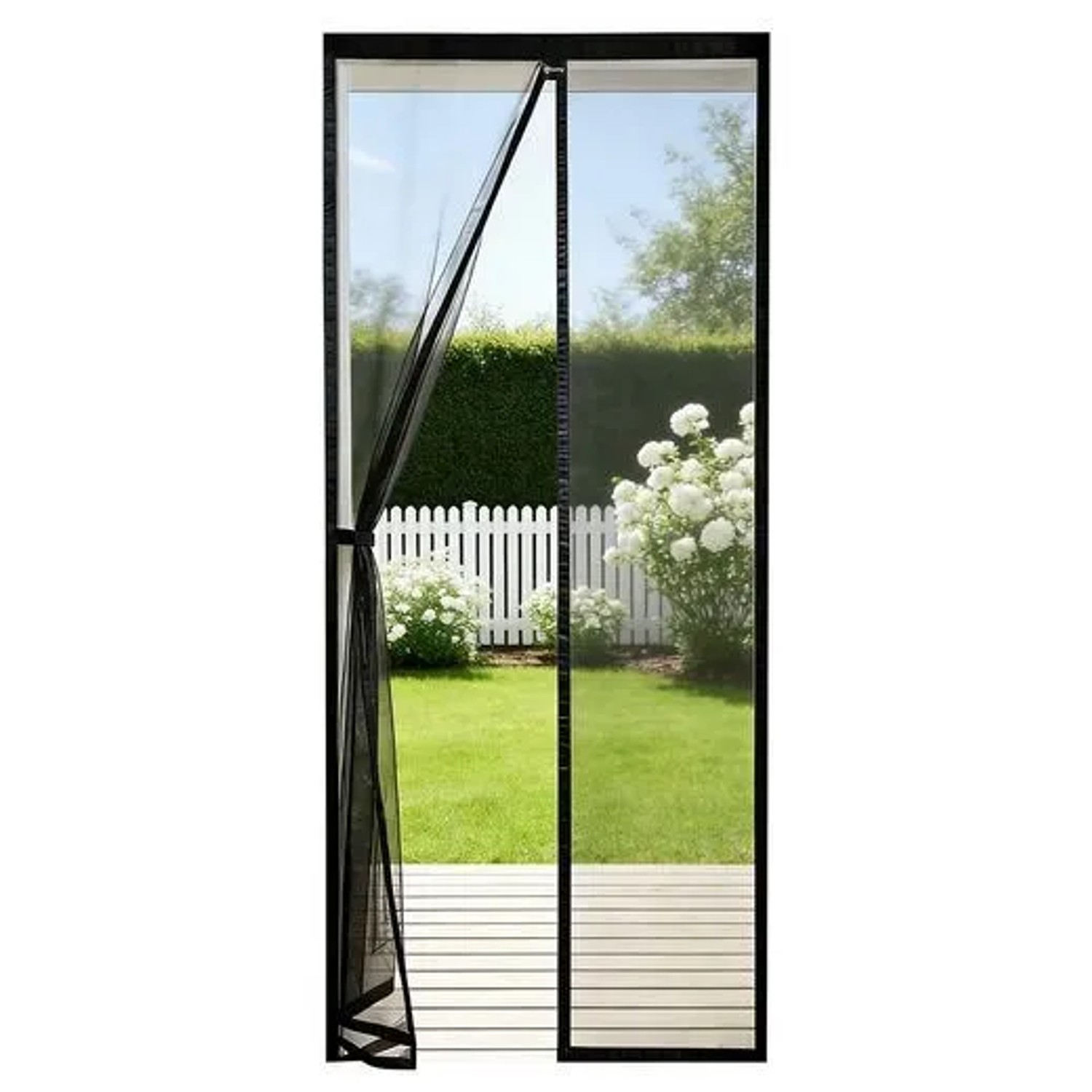 Sekey Fliegengitter für Balkontür Magnet ohne Bohren Insektenschutzgitter Insektenschutz Tür für Terrassentür85x195cm