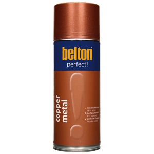belton Buntlack Perfect Copper Metal, seidenmatt, 400ml Dose. Effektfarbe für Metall-Look.