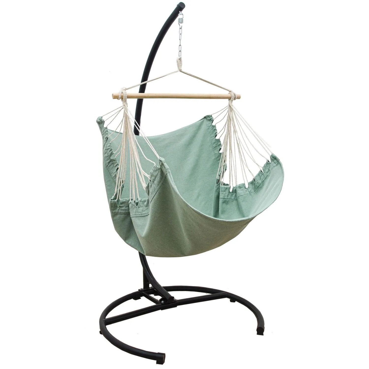 AMANKA XL-Hängesessel inkl. Gestell bis 100 kg 155 x 125 cm Aqua