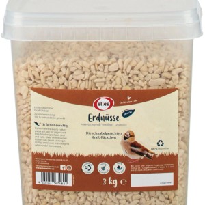 Elles Wildvogelfutter Erdnüsse Gehackt 3 kg
