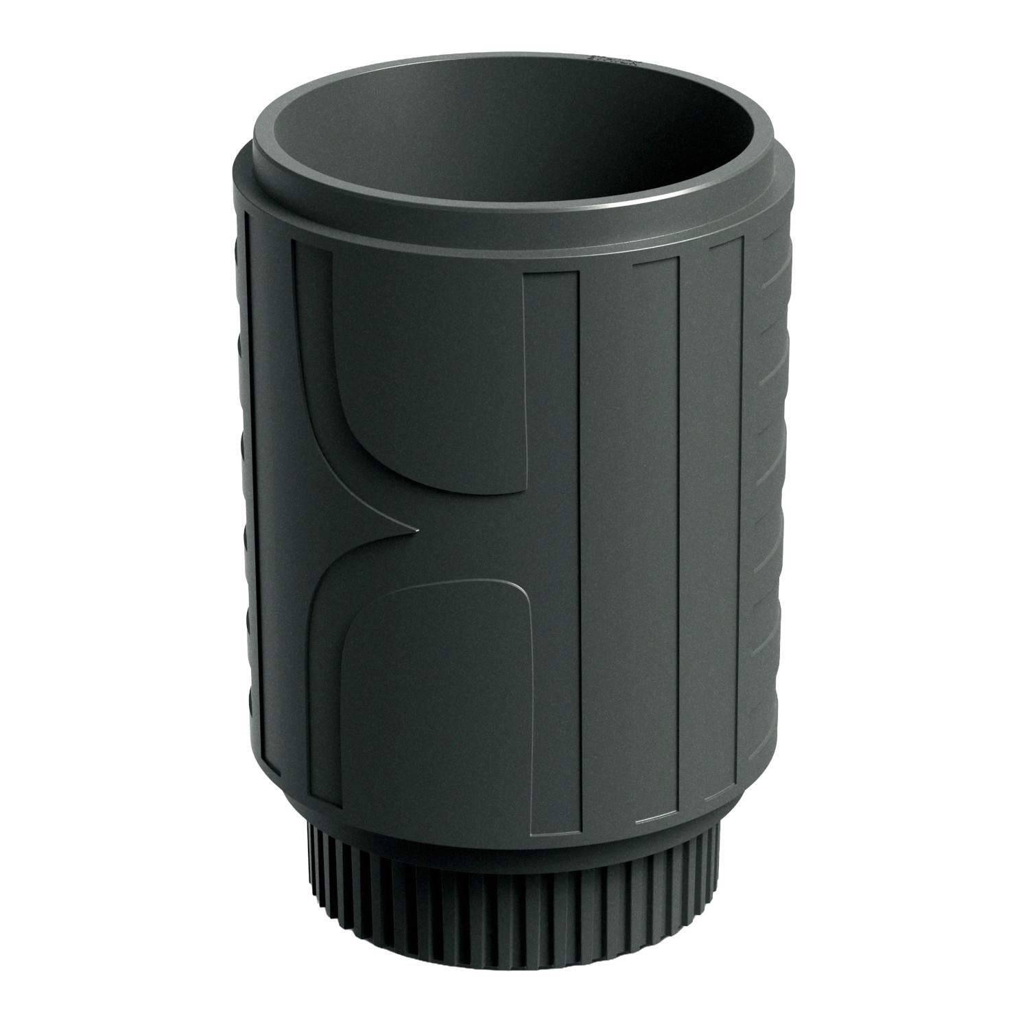 Prosperplast Blumentopf Folka Round Midl Ø 40 cm x 57 cm Charcoal