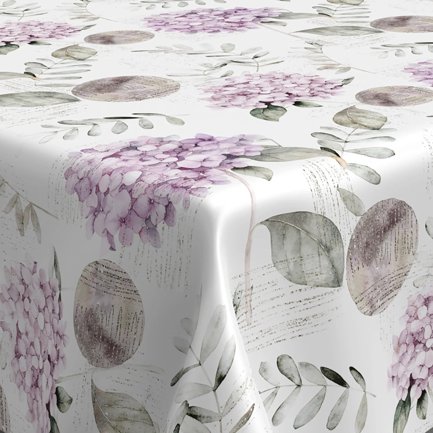 Venilia Abwaschbare Tischdecke Hydrangea 140 cm Meterware kaufen bei OBI