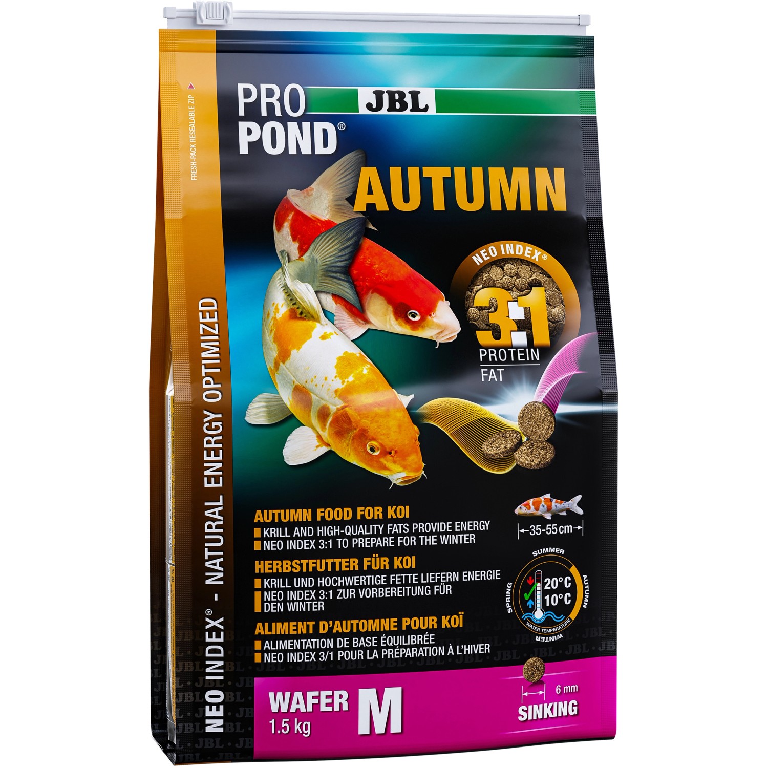 JBL TeichFischfutter Koi ProPond Autumn M 1,5 kg kaufen bei OBI