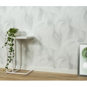 Erismann Vliestapete Fashion for Walls Waves of Light Hellgrau FSC®