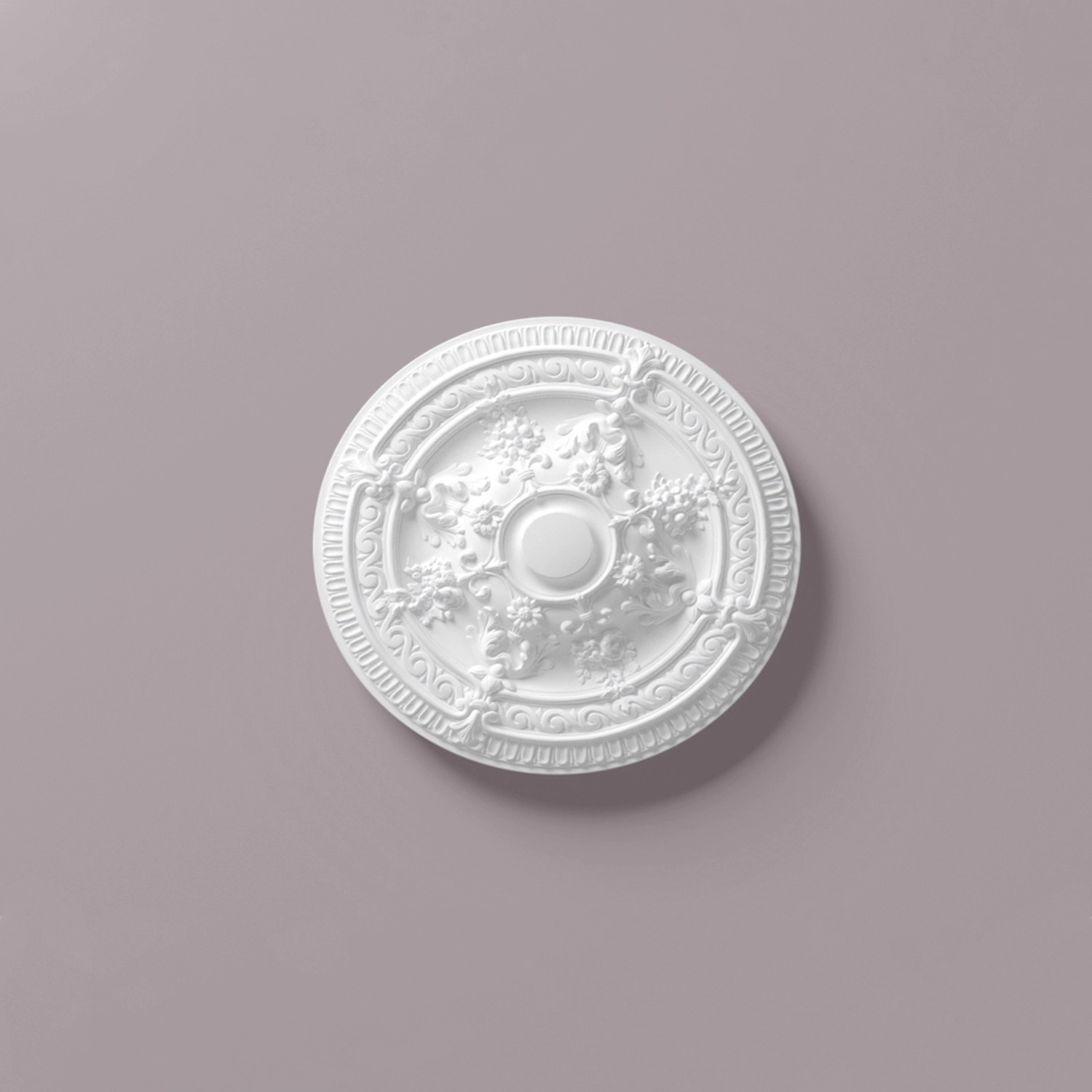 NOEL & MARQUET NMC R11 ARSTYL Rosette Zierelement 66 cm 66 cm x 7 cm Weiß