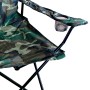 Mojawo Anglersessel im Camouflage-Design mit Getränkehalter, Camping & Outdoor.