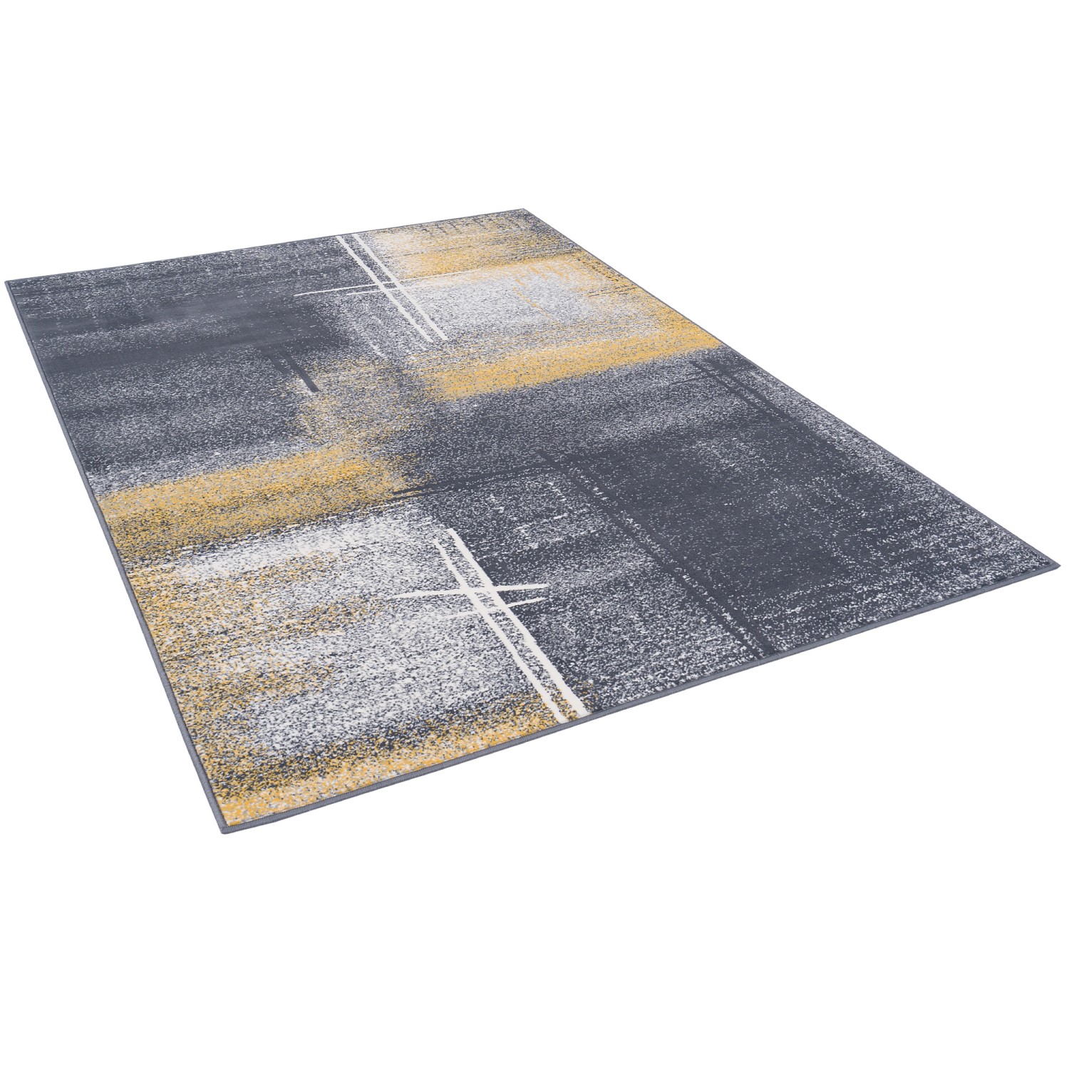 Pergamon Designer Teppich Brilliant Verlauf Grau 80x150cm günstig online kaufen
