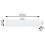 Paulmann Lightbar Ceris URail, signalweiß, 372x74 mm, dimmbar, aus Aluminium für LED-Schienensysteme. Inkl. Verbinder.