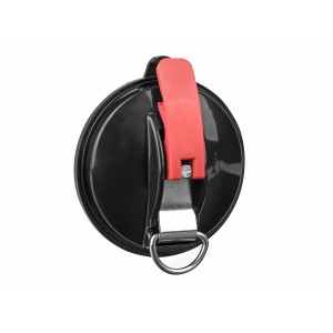 Calima Saugnapf mit Ring und 2 Haken, max. 50 kg Tragkraft, für Autoanhänger Zubehör.