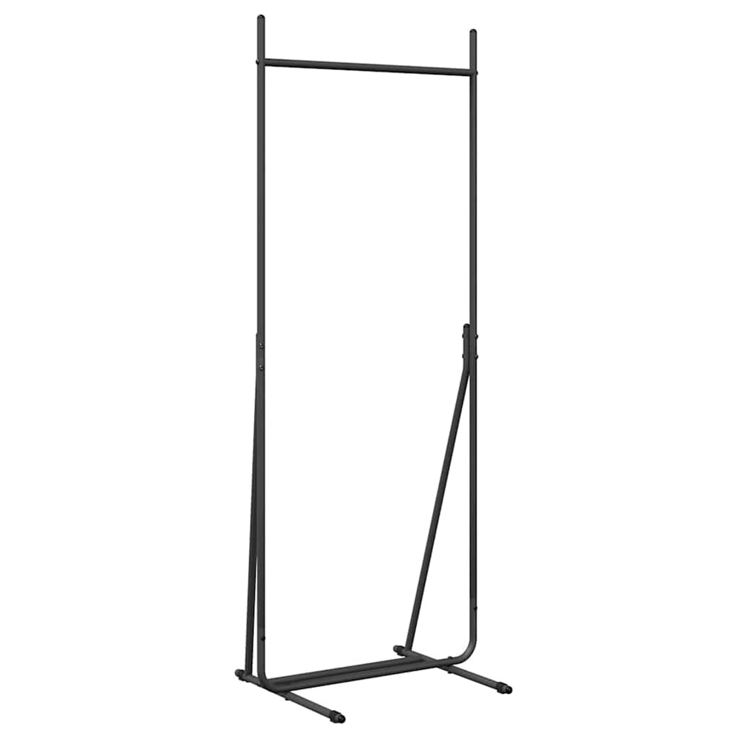 vidaXL Kleiderständer Schwarz 62 x 48 x 158 cm Stahl 868443