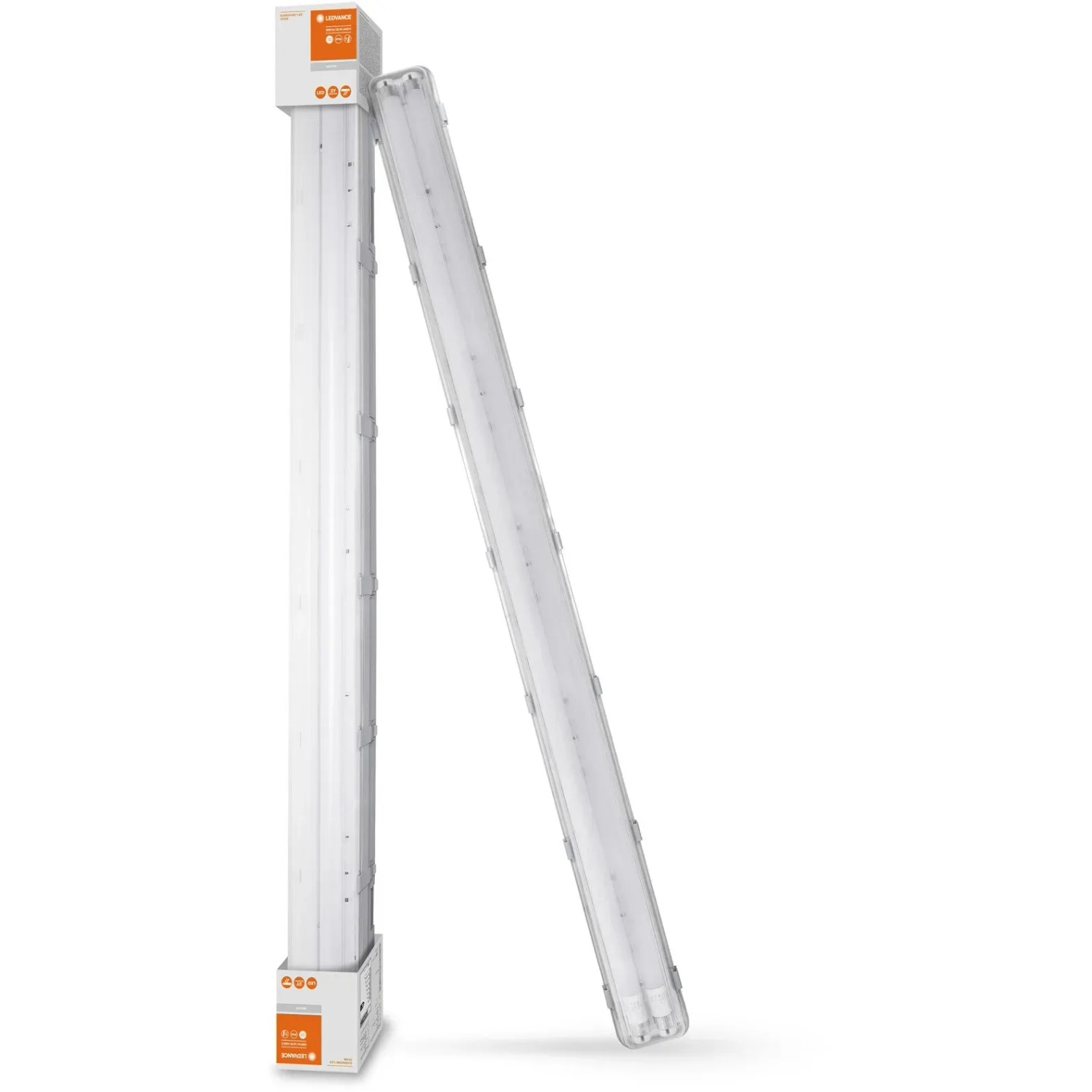 Ledvance LED-Feuchtraumleuchte, 126cm, Kaltweiß, für Keller, Garage & Werkstatt.