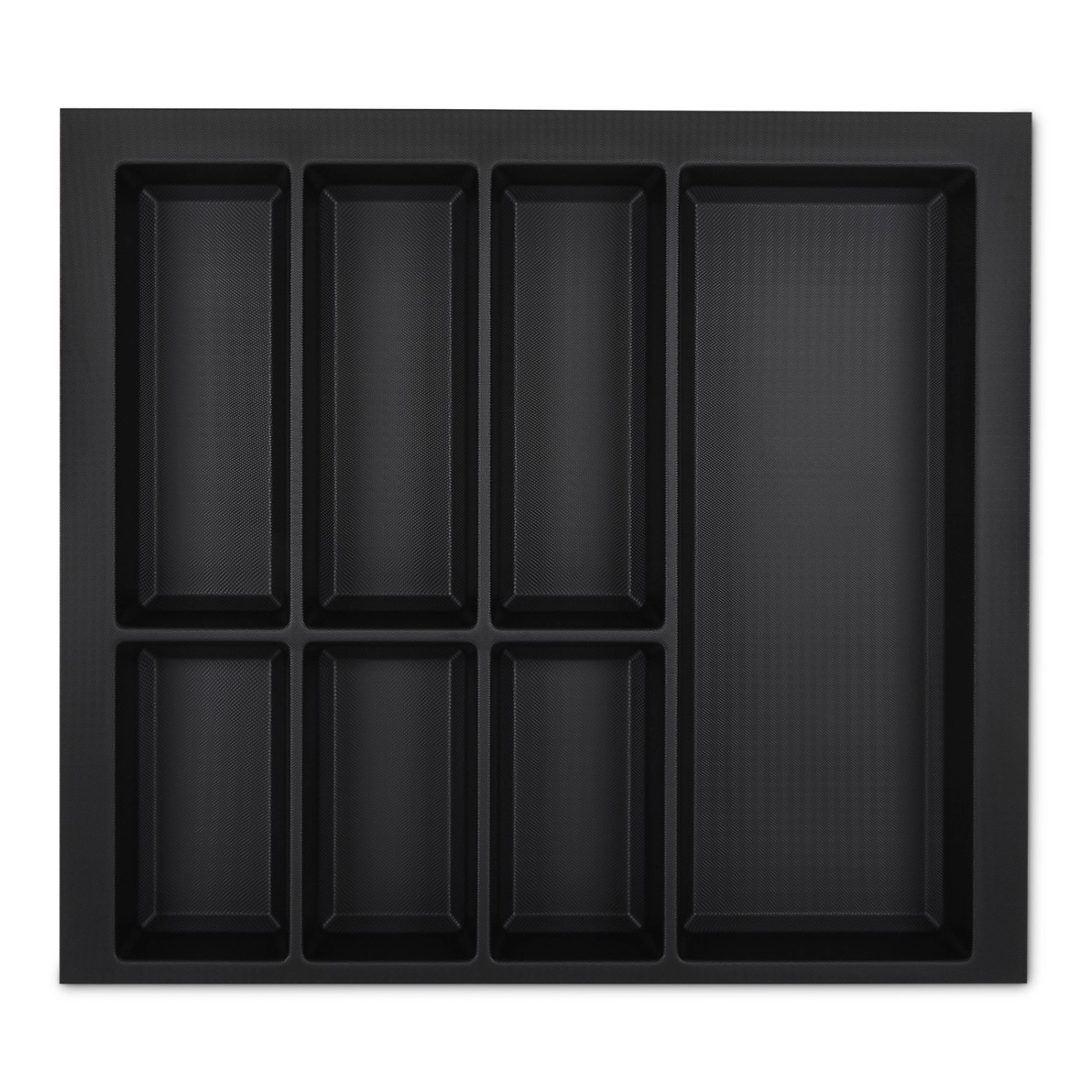 SOTECH Orga-Box VII Besteckeinsatz Schwarz 600 mm Höhe 50,5 mm mit Softtouc günstig online kaufen