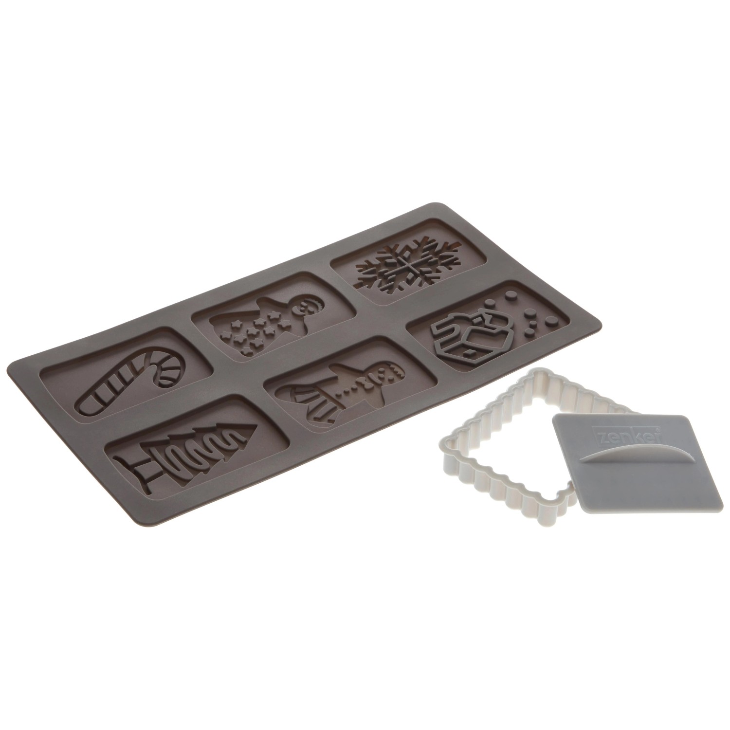 Modern Living Backset Christmas Fable in Grau, 3-teilig