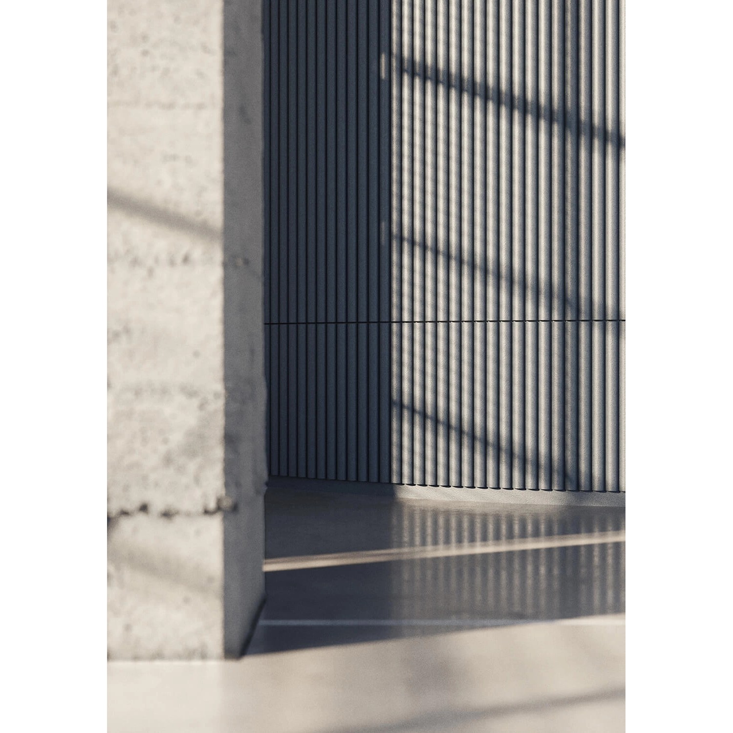 NOEL & MARQUET CANELÉ XL ARSTYL 3D Wandpaneel, weiße Akustikpaneele mit Schattenwurf.