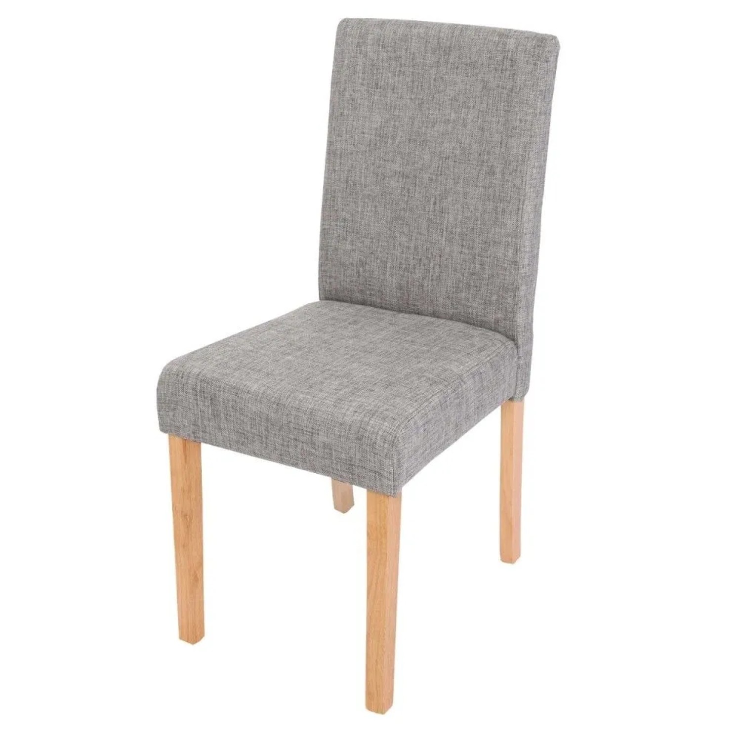 MCW Esszimmerstuhl Littau Stoff/Textil Grau Helle Beine