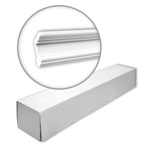 Verpackung der weißen PROFHOME Eckleisten (12 Stk.) im Set, Zubehör für Paneele.