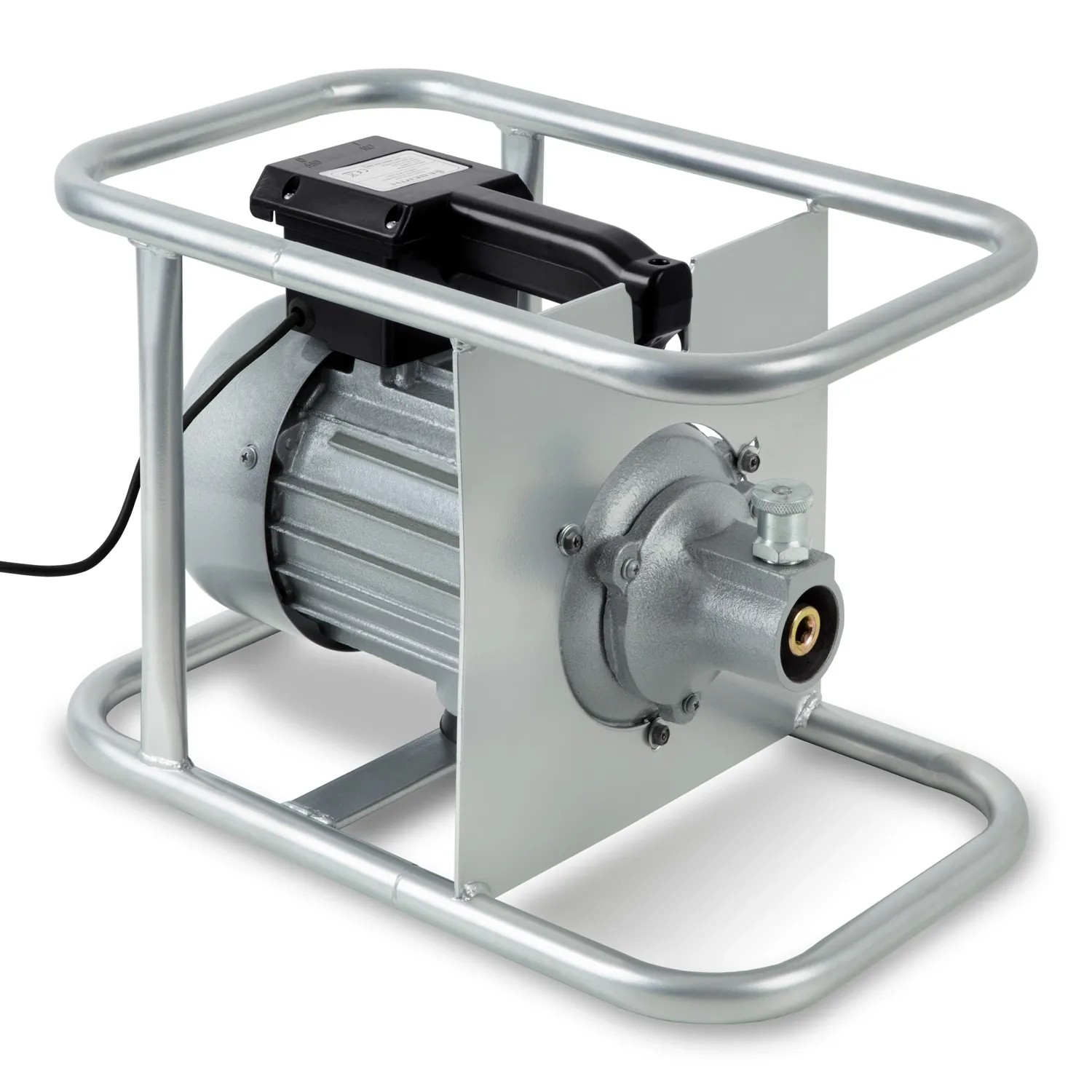 EBERTH Betonrüttler 1500W mit Rahmen und Anschluss für die 6m Rüttelflasche.